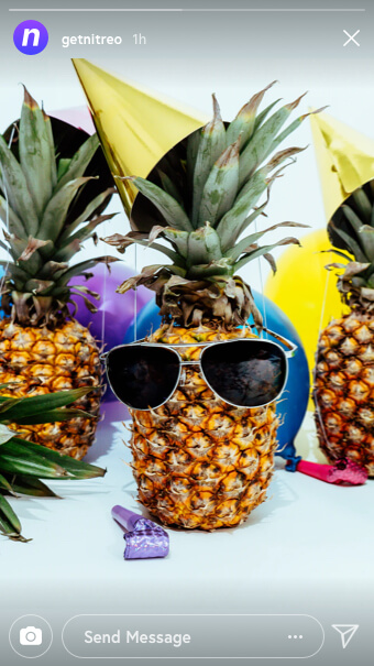 an Instagram story from a meme account